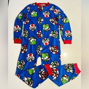 Super Mario Nintendo Kids Onesie Pajamas